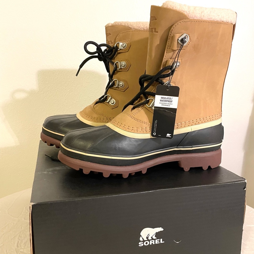 NWT Men's SOREL Caribou Waterproof Insulated Winter Boots